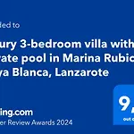 Luxury 3-Bedroom Villa With Heated Private Pool - In Marina Rubicon, Playa Blanca, Lanzarote