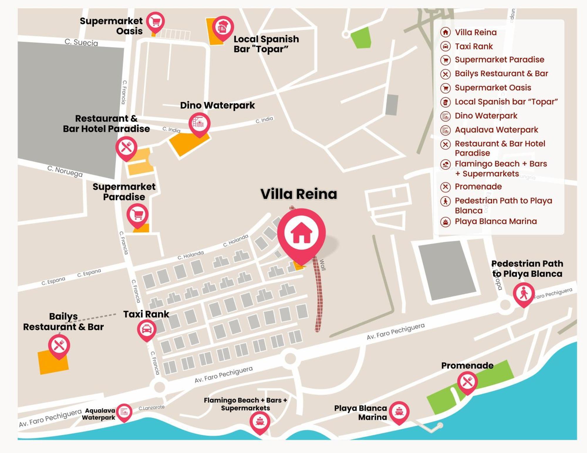 Vista Reina - Luxury 6 Bedroom - Vista Lobos - Playa Blanca *