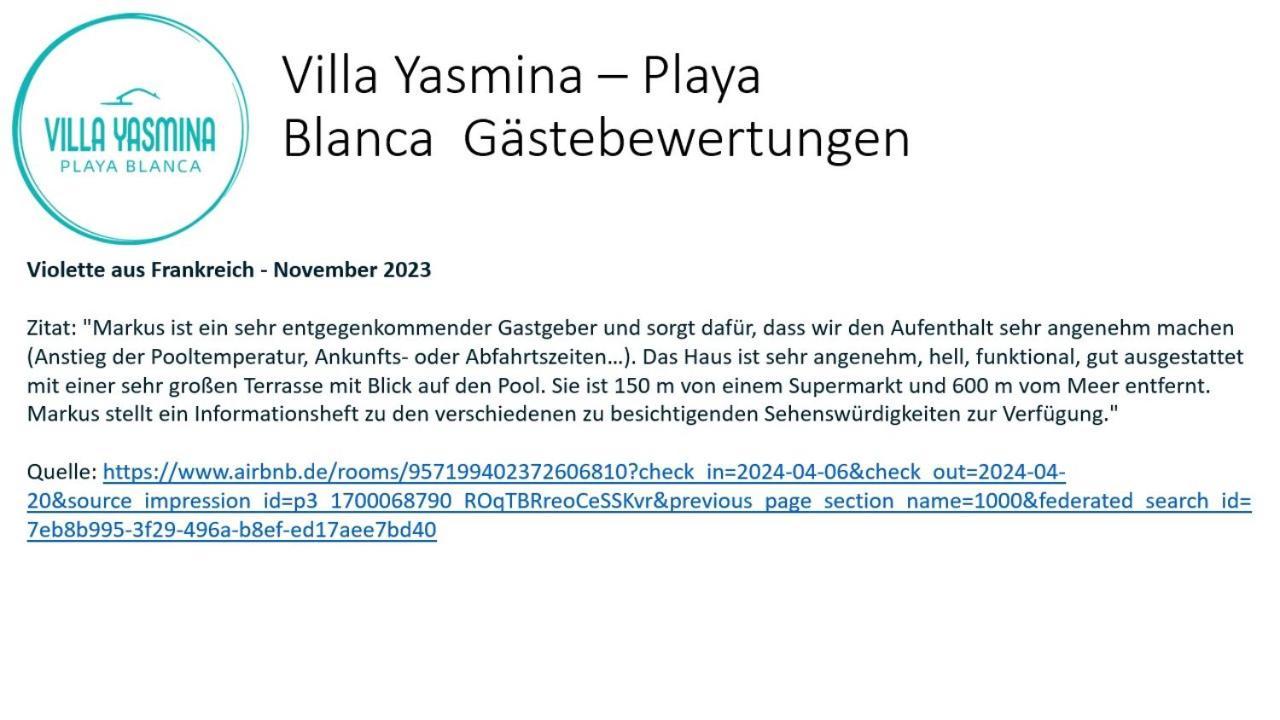 Yasmina Playa Blanca (Lanzarote)