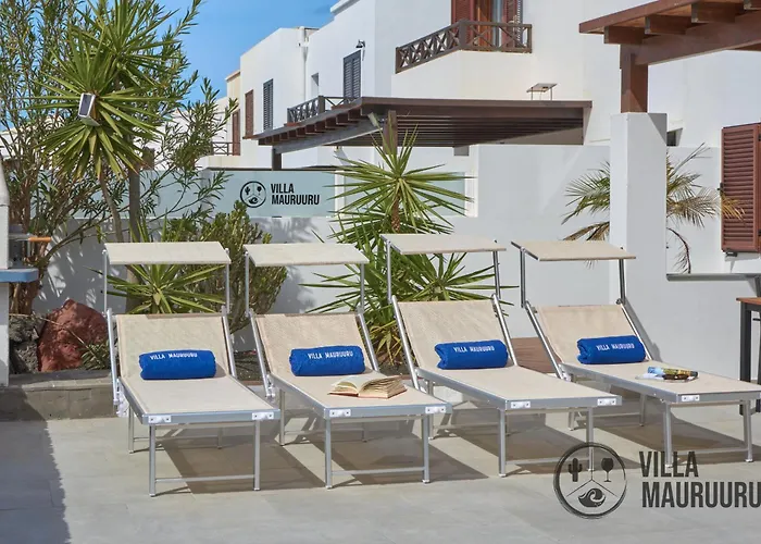 Villa Mauruuru - 10 Minutes Walking To Marina Rubicon, Heated Pool, Bbq & Office Space With Desk And High Speed Internet